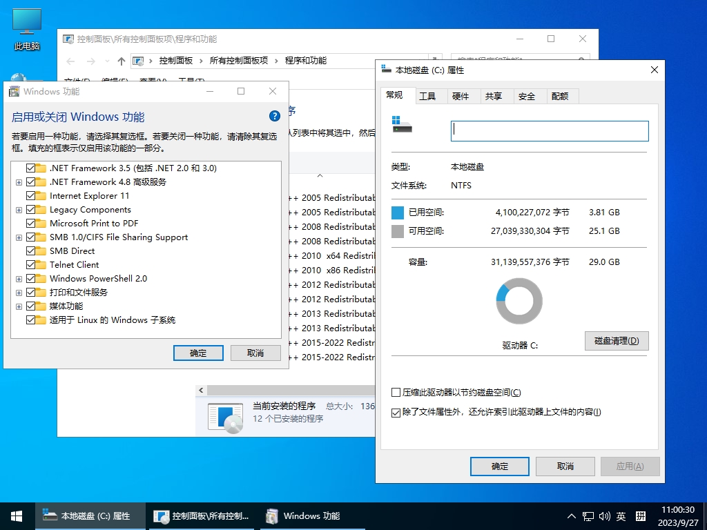 【小修系统】Windows10 LTSC_2019 17763.5206 深度精简 太阳谷 二合一[1.26G]